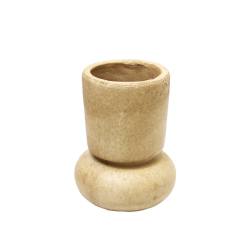 Wazon betonowy ceramiczny Kremowy Beżowy Boho 17cm
